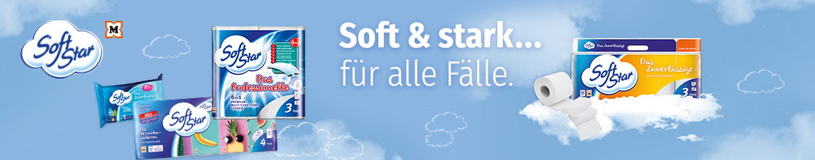 Softstar, eine Eigenmarke von Müller